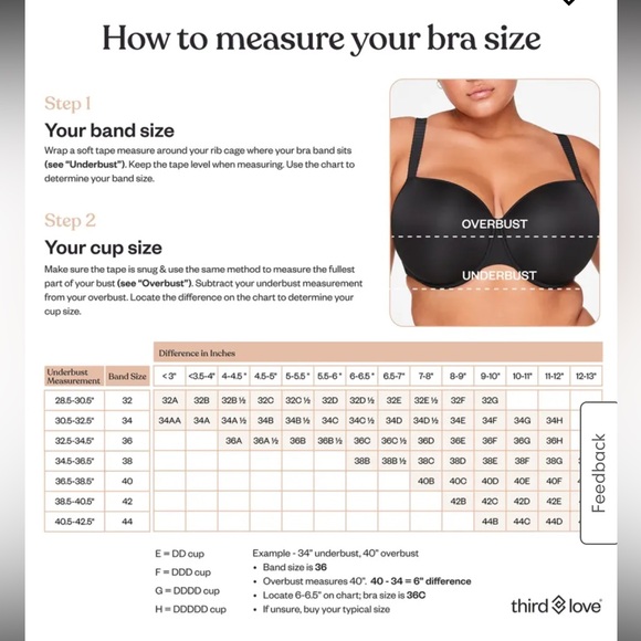 ThirdLove Black Mesh Detail Bra - Picture 5 of 5